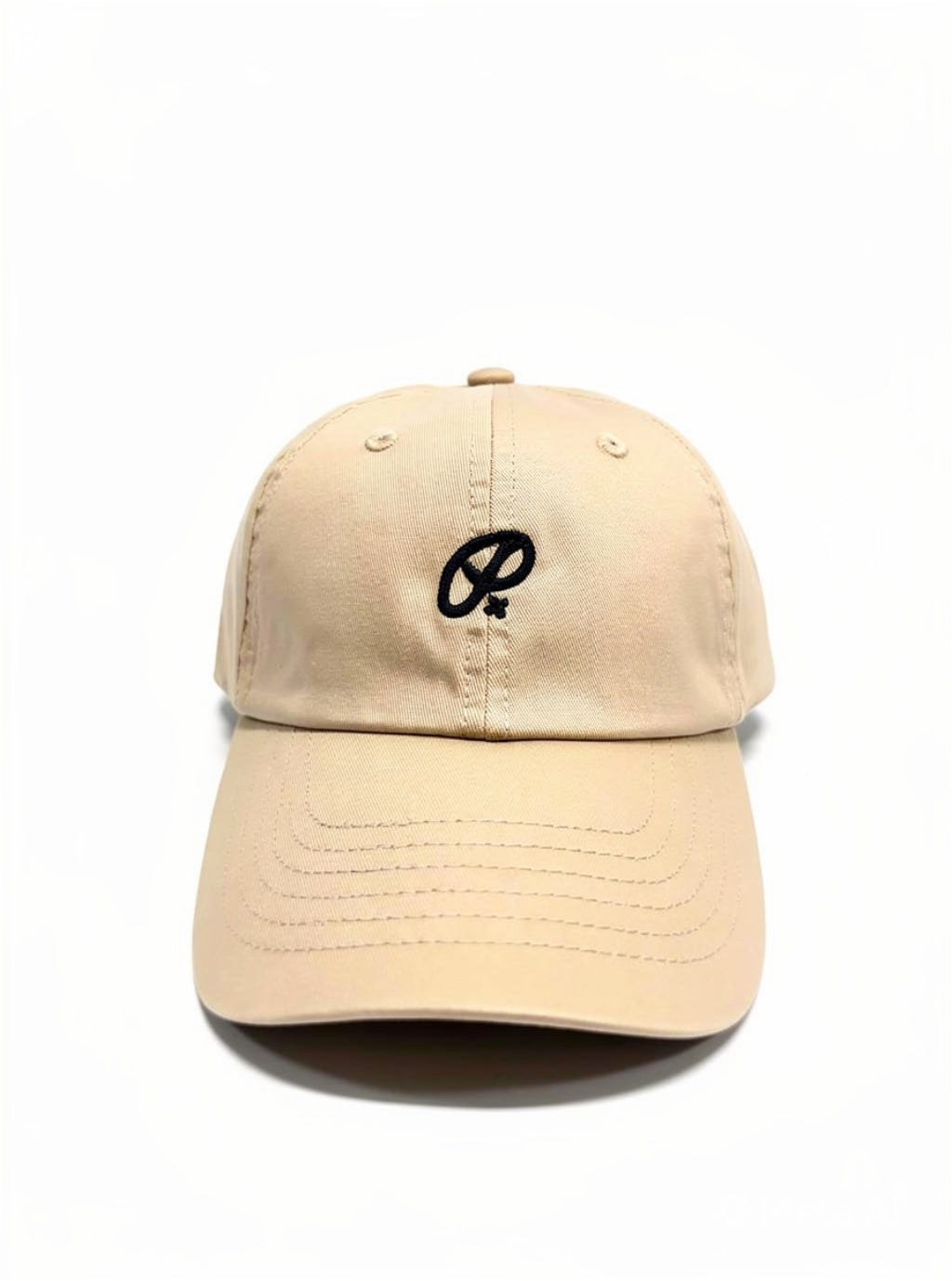 THE MICRO "P" LOGO DAD CAP - TAN
