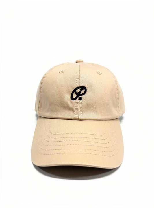 THE MICRO "P" LOGO DAD CAP - TAN