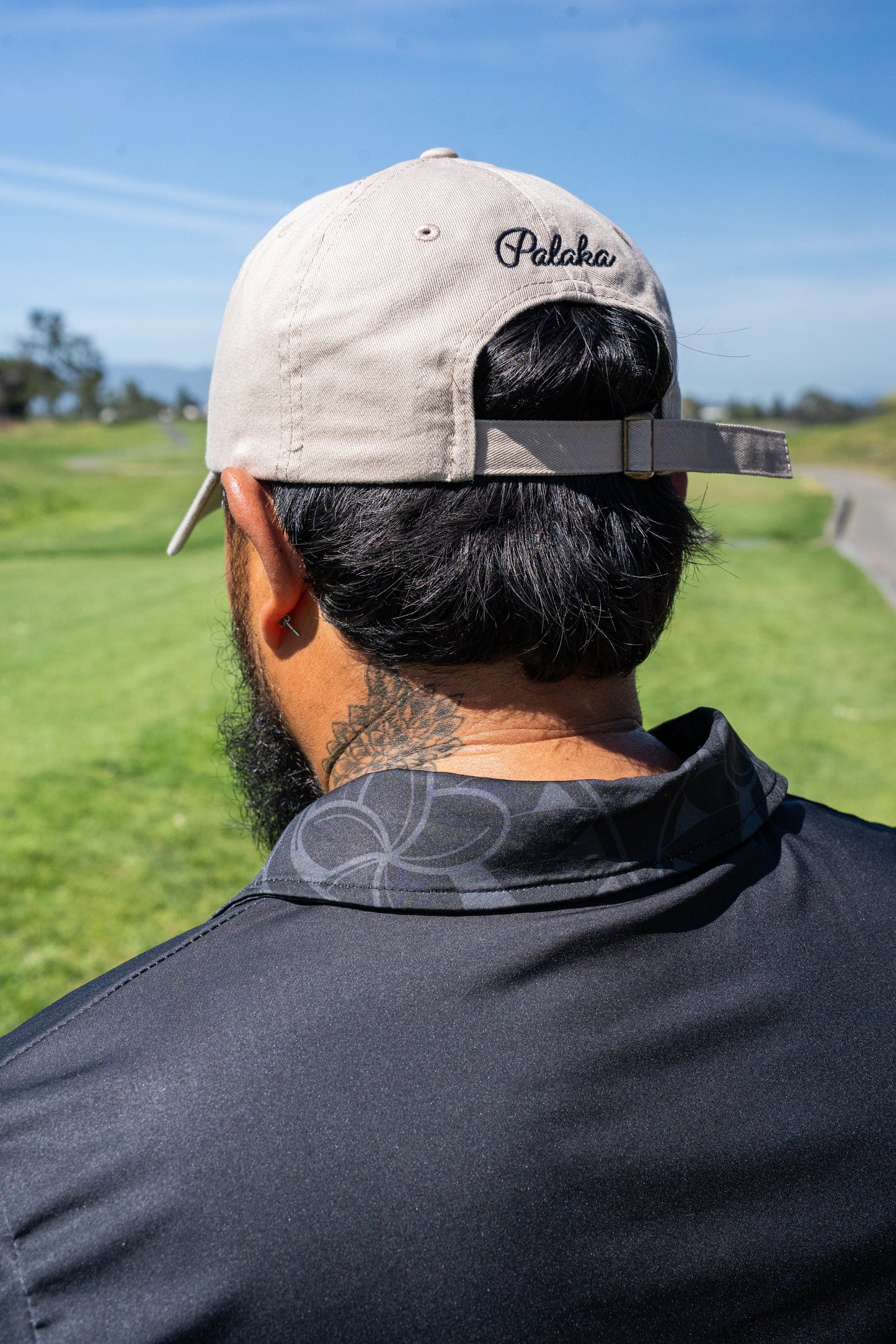 THE MICRO "P" LOGO DAD CAP - TAN