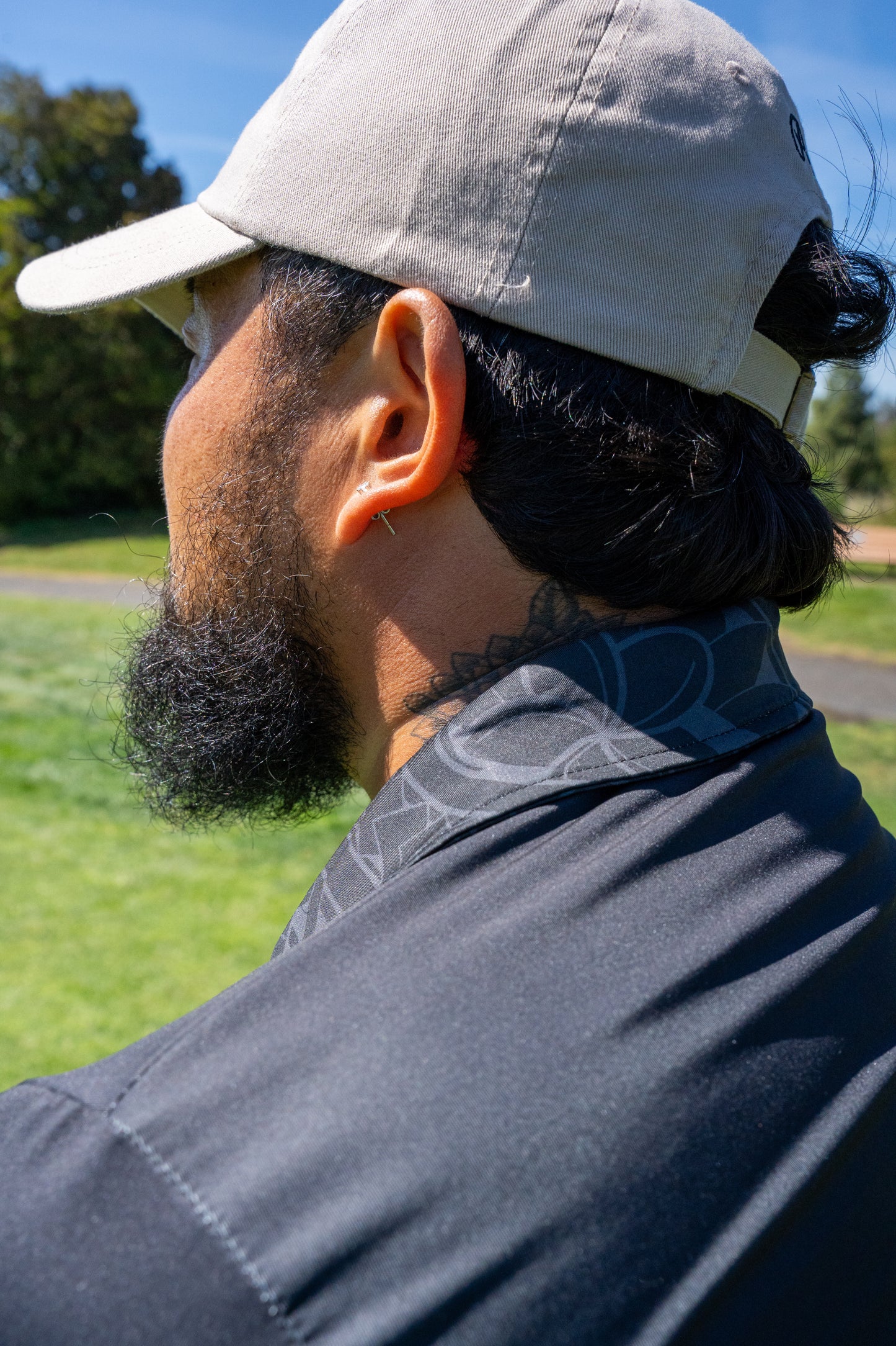 THE MICRO "P" LOGO DAD CAP - TAN