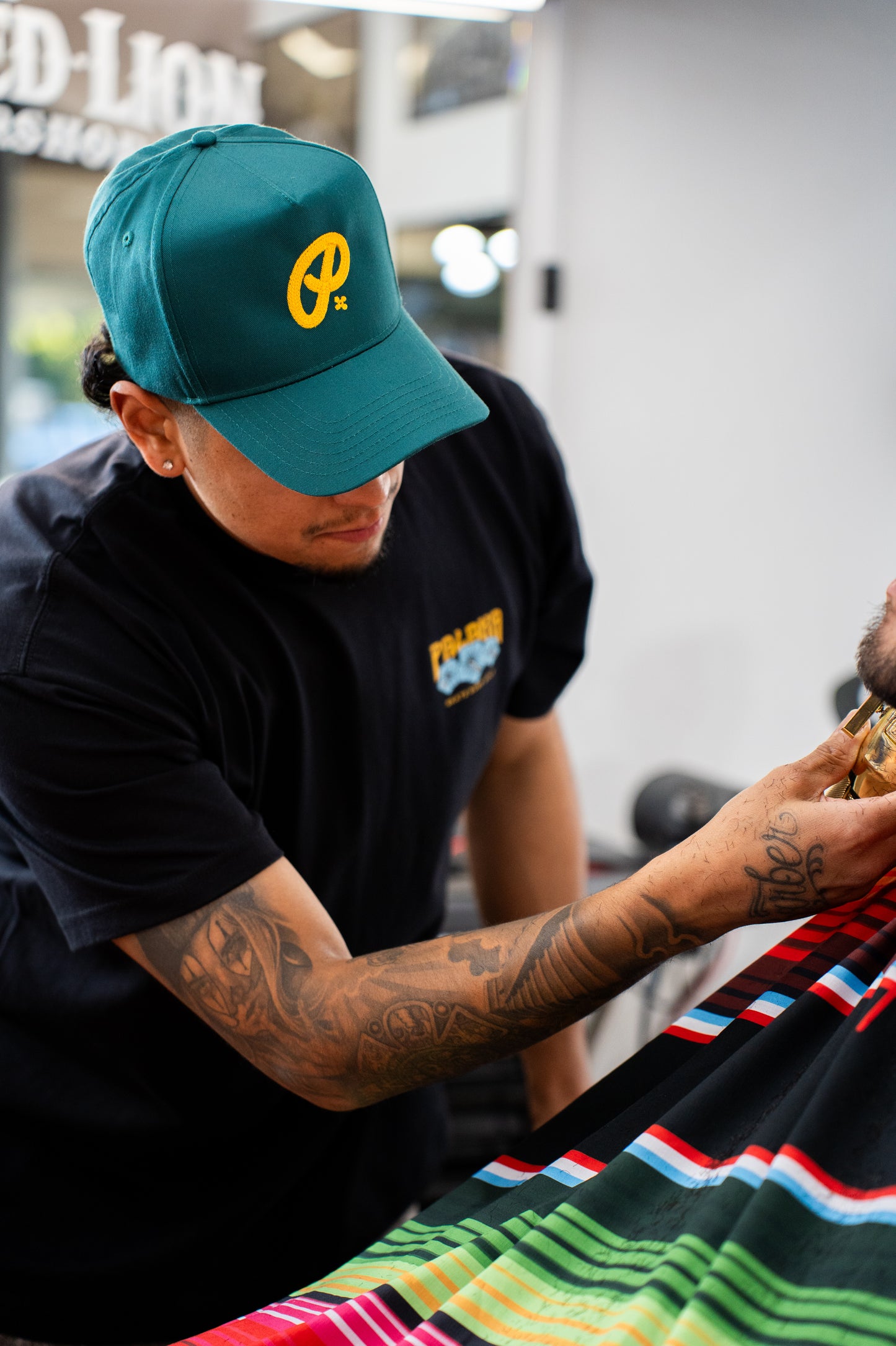 GREEN/GOLD - A FRAME SNAPBACK